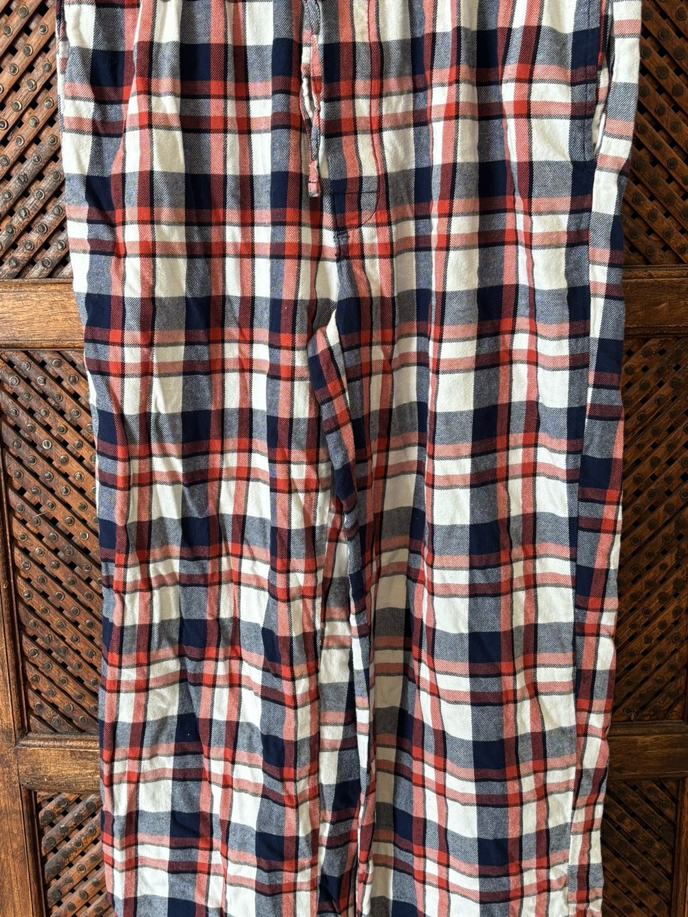 LANDS’ END Plaid Jogger Pants